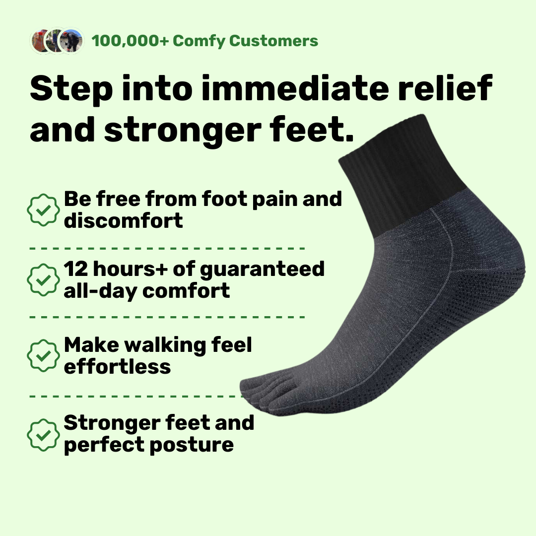 Qomfy® - Grounding Barefoot Socks